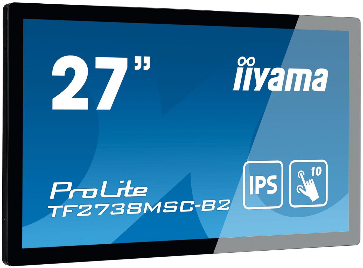 iiyama TF2738MSC-B2 – 27" Touch, 1920 × 1080 (Full HD), IPS