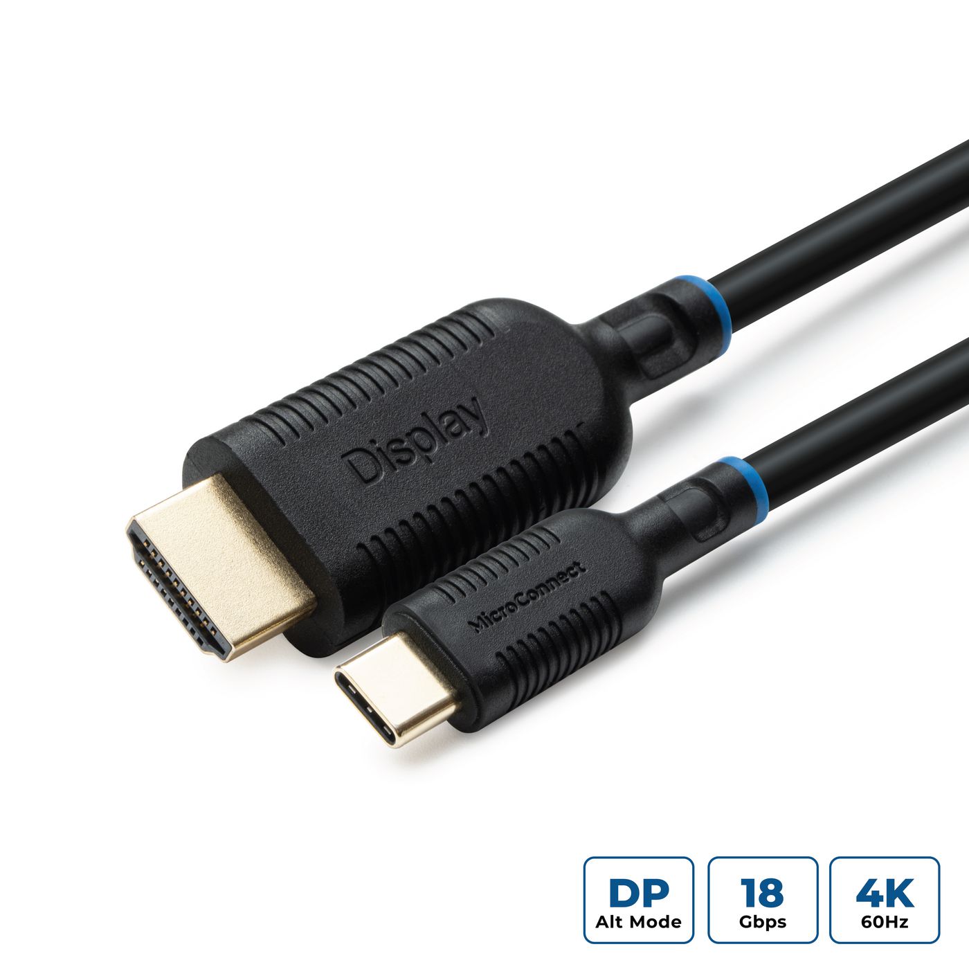 Microconnect USB-C-auf-HDMI-Kabel – 1 m, HDMI Typ A (Standard)