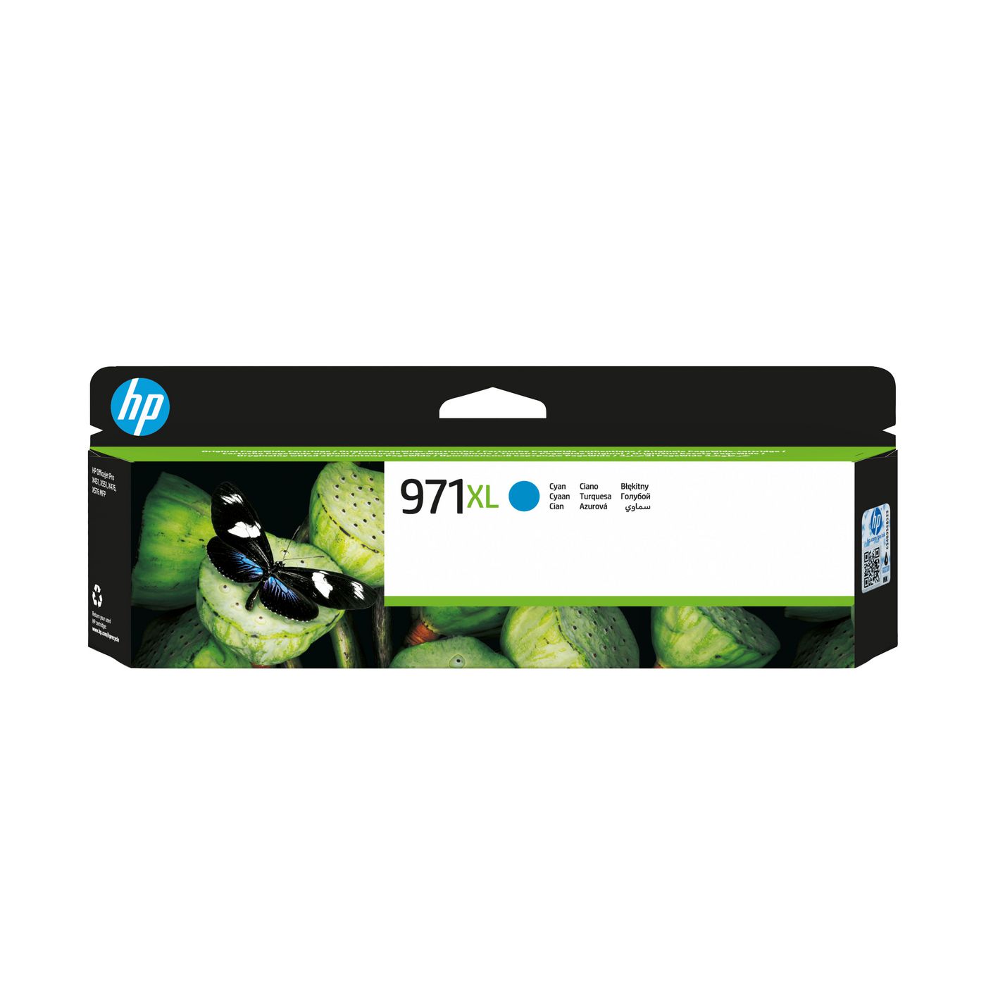HP Tintenpatrone 971XL, cyan, XL, 6'600 Seiten