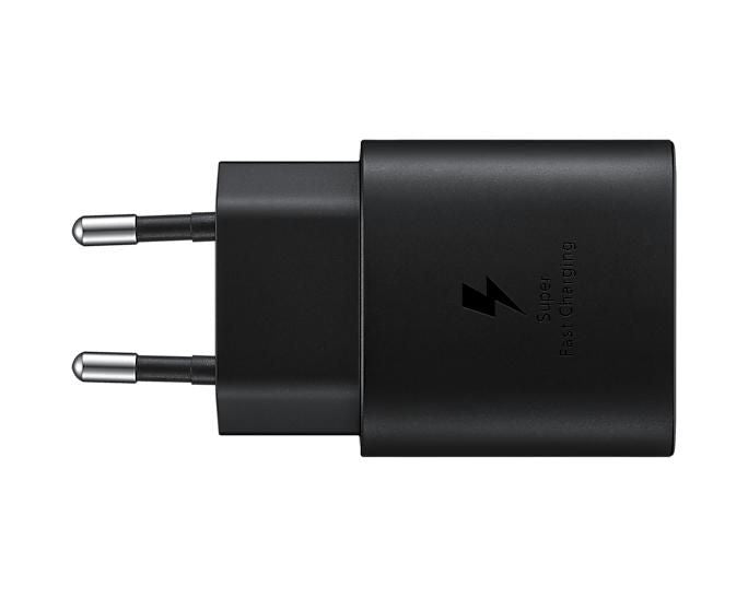 Samsung RAPIDE USB-Ladegerät 25 W – USB-C×1, PD 3.0, inkl. USB-C-Kabel – für Galaxy S10 5G, A80, A70 – schwarz