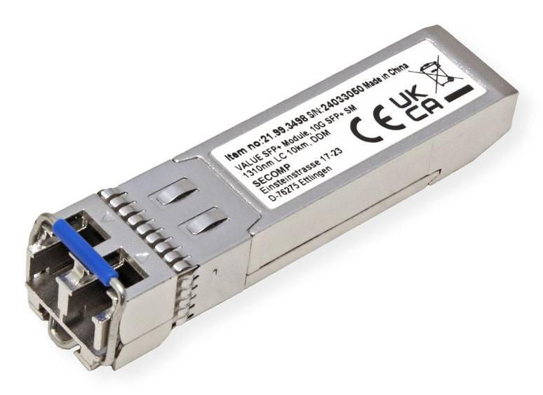 VALUE 21.99.3498 – SFP+ Transceiver – 10 Gbit/s, Single-Mode, LC, 10 000 m, 1310 nm
