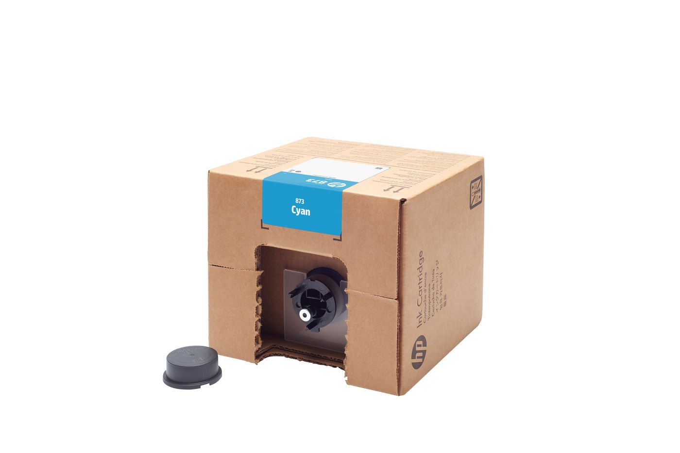 HP 873 Cyan Tintenpatrone (Original) – 3'000 ml – für HP Latex 800/800 W – 4UV85A