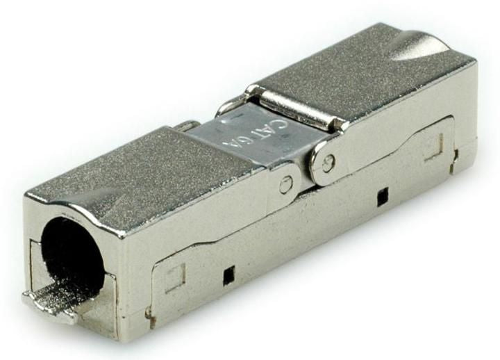 VALUE 26.99.0380 RJ-45-Kupplung – Cat6a, S/UTP (STP), AWG 22, Silber