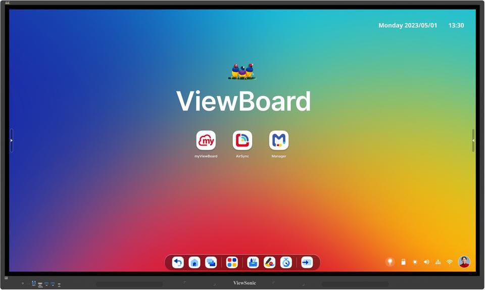 Viewsonic IFP8634 – Interaktives Display, 86", Touch, 400 cd/m², OPS-Slot, 8 GB/128 GB