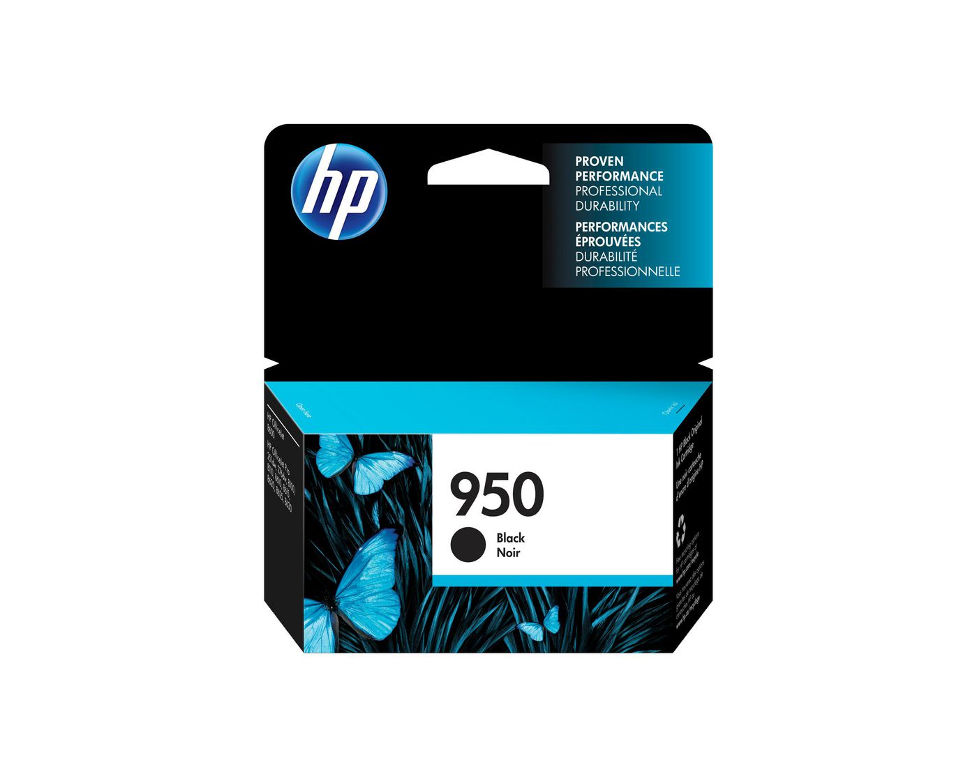 HP 950 Schwarz Tintenpatrone (Original) – 1'000 Seiten – für OfficeJet Pro 276/8100/8600/8610/8616/8620/8640