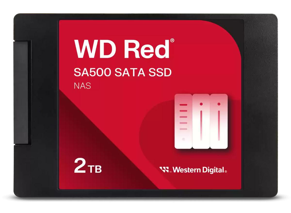 Western Digital Red SA500 2 TB – 2,5" SATA 6 Gbit/s, 560/520 MB/s