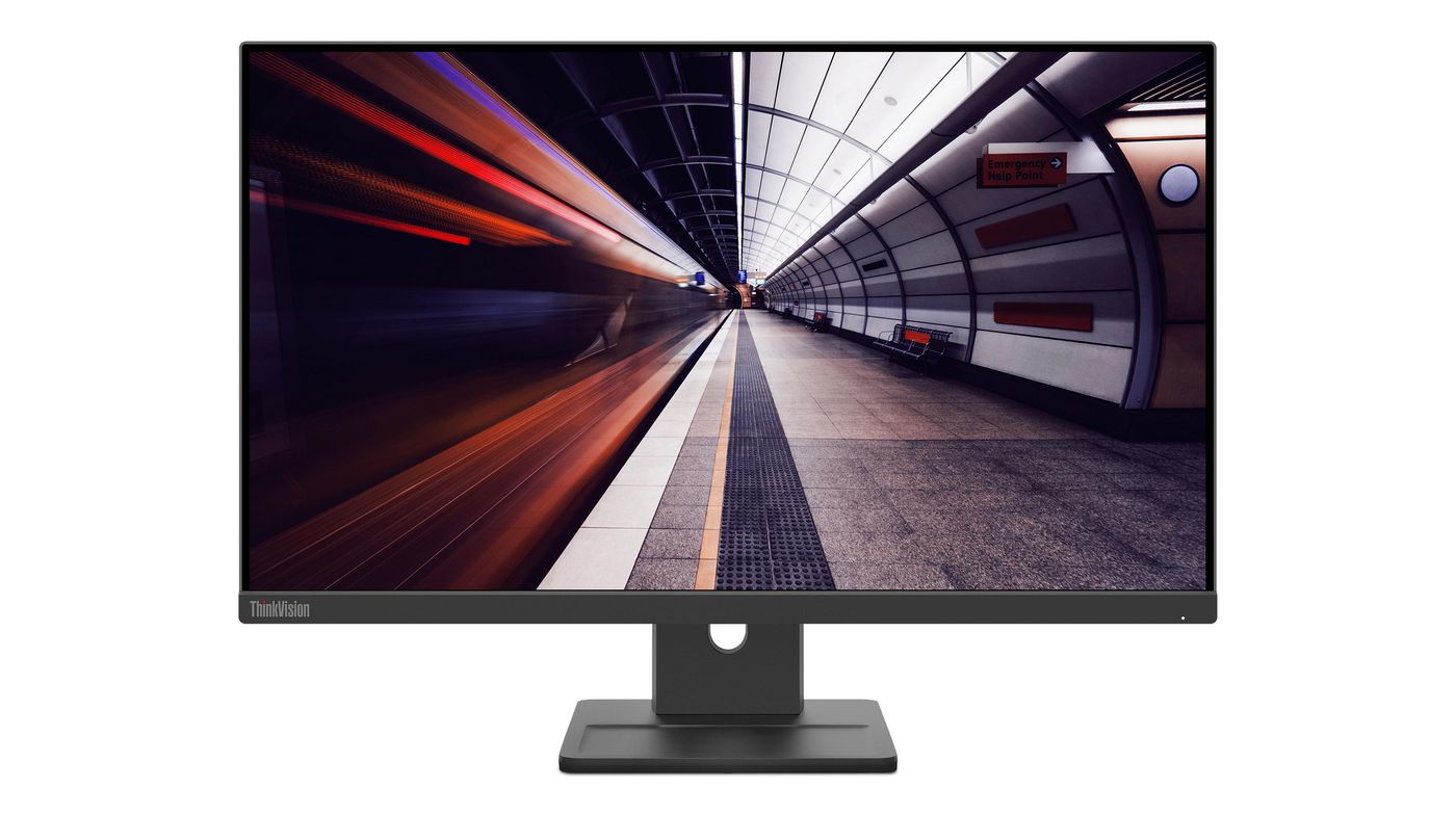 Lenovo ThinkVision E24-30 – Monitor, 23,8", Integrierte Lautsprecher, VESA 100 × 100, Raven Black