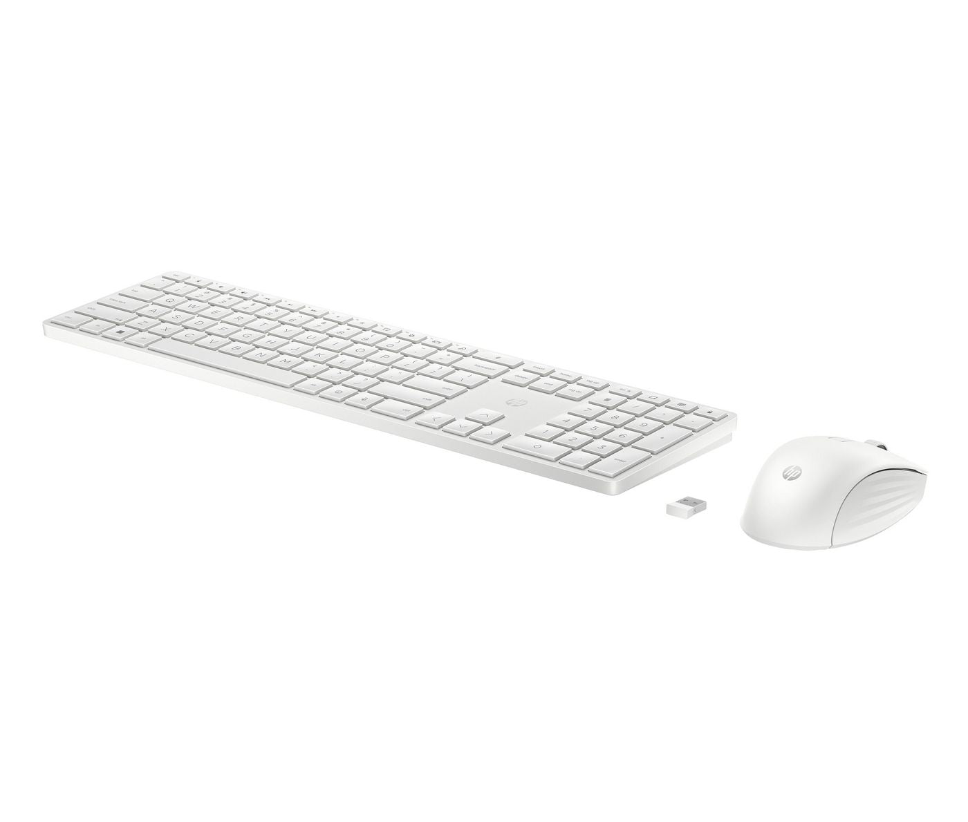 HP 655 – Tastatur- und Maus-Set – 100% – 2,4 GHz USB-A (Empfänger) – Weiss – für PCs mit USB-A-Anschluss