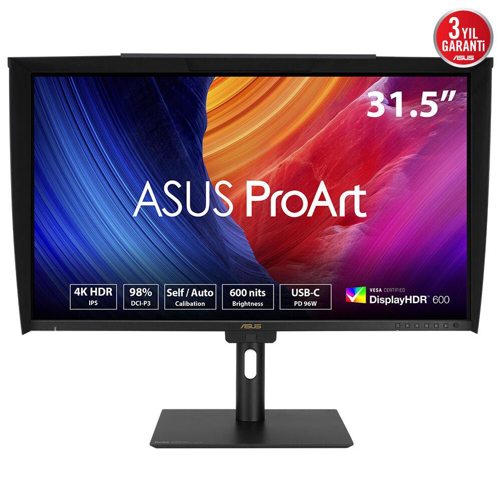 ASUS ProArt PA32UCE – Monitor, 31,5", 3840 × 2160 (UHD 4K), IPS, 600 cd/m², motorisierter Farbkalibrator