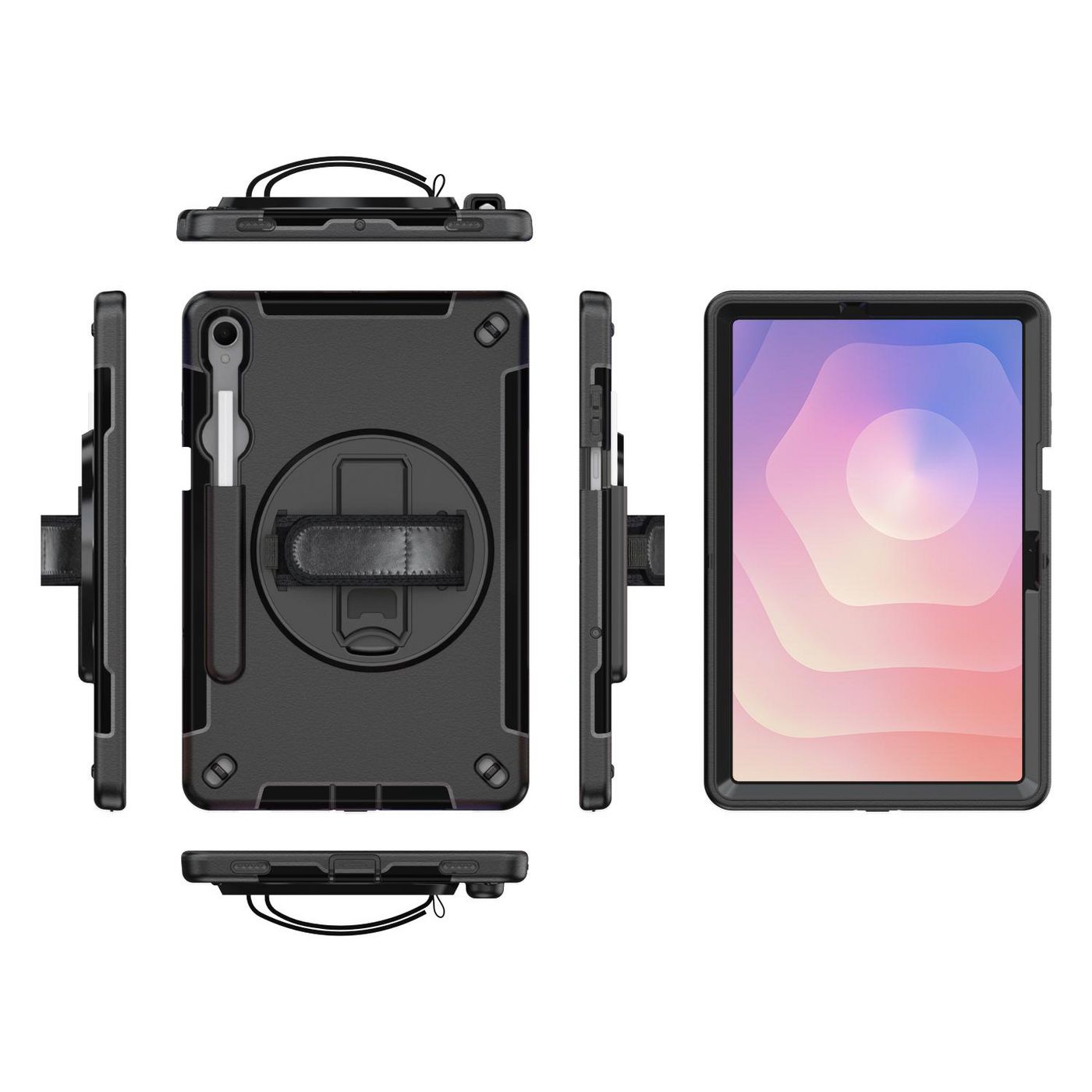 eSTUFF OHIO Tablet-Hülle für Samsung Galaxy Tab S10 FE+ – Schwarz