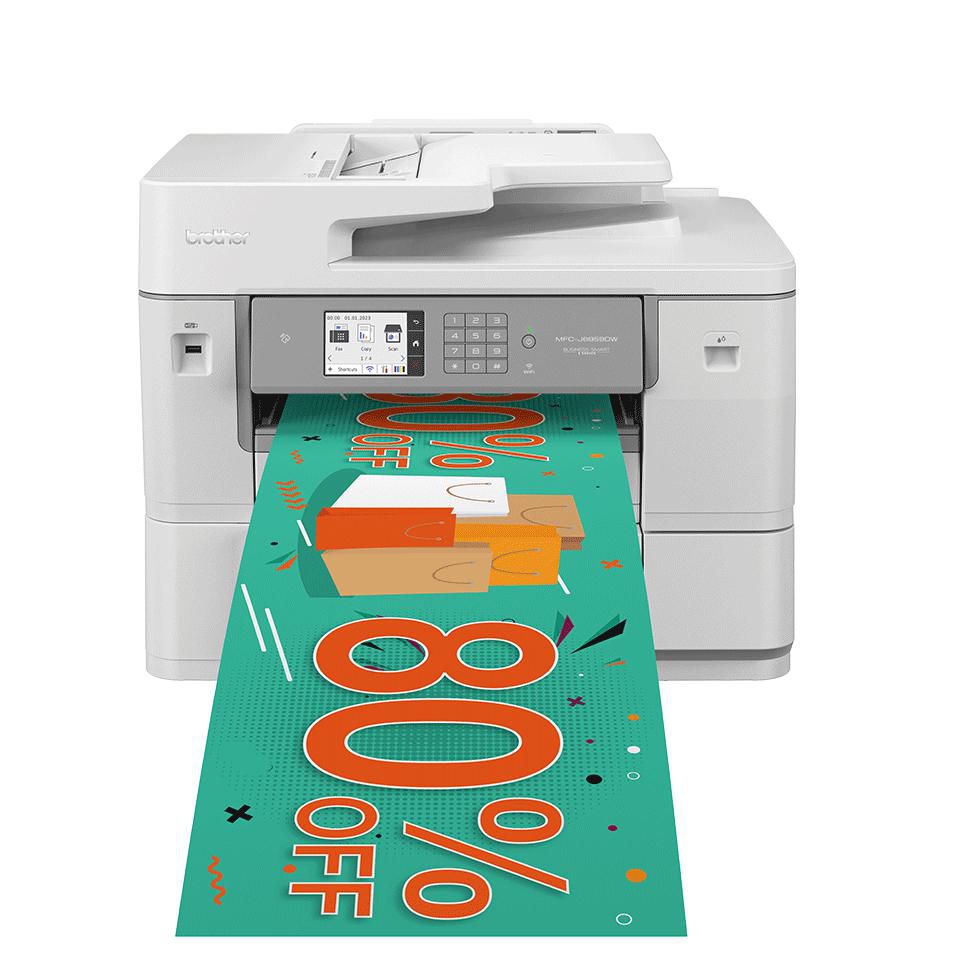 Brother MFC-J6959DW – Farbtintenstrahl-Multifunktionsdrucker, A3, 4-in-1, Duplex, ADF, WLAN/LAN, Touchscreen