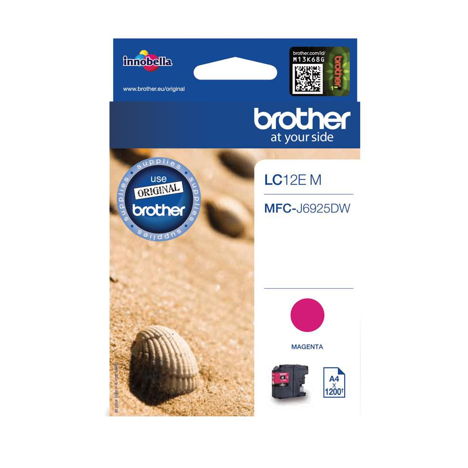 Brother LC-12EM Magenta Tintenpatrone (Original) – 1'200 Seiten – für Brother MFC-J6925DW
