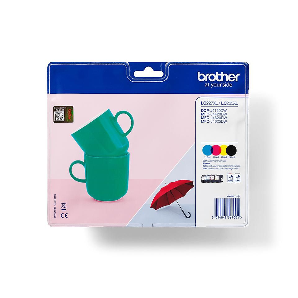 Brother Tintenpatronen-Multipack LC227XL, XL