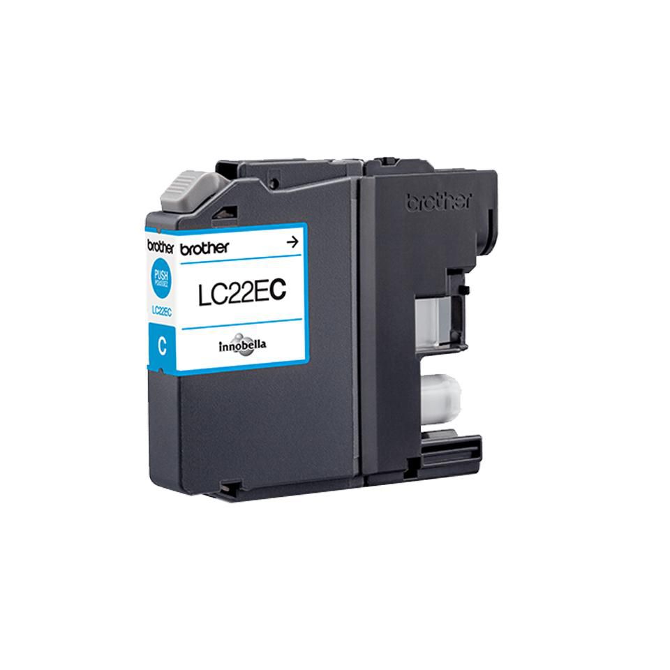 Brother LC-22EC Cyan Tintenpatrone (Original) – 1'200 Seiten – für MFC-J5920DW