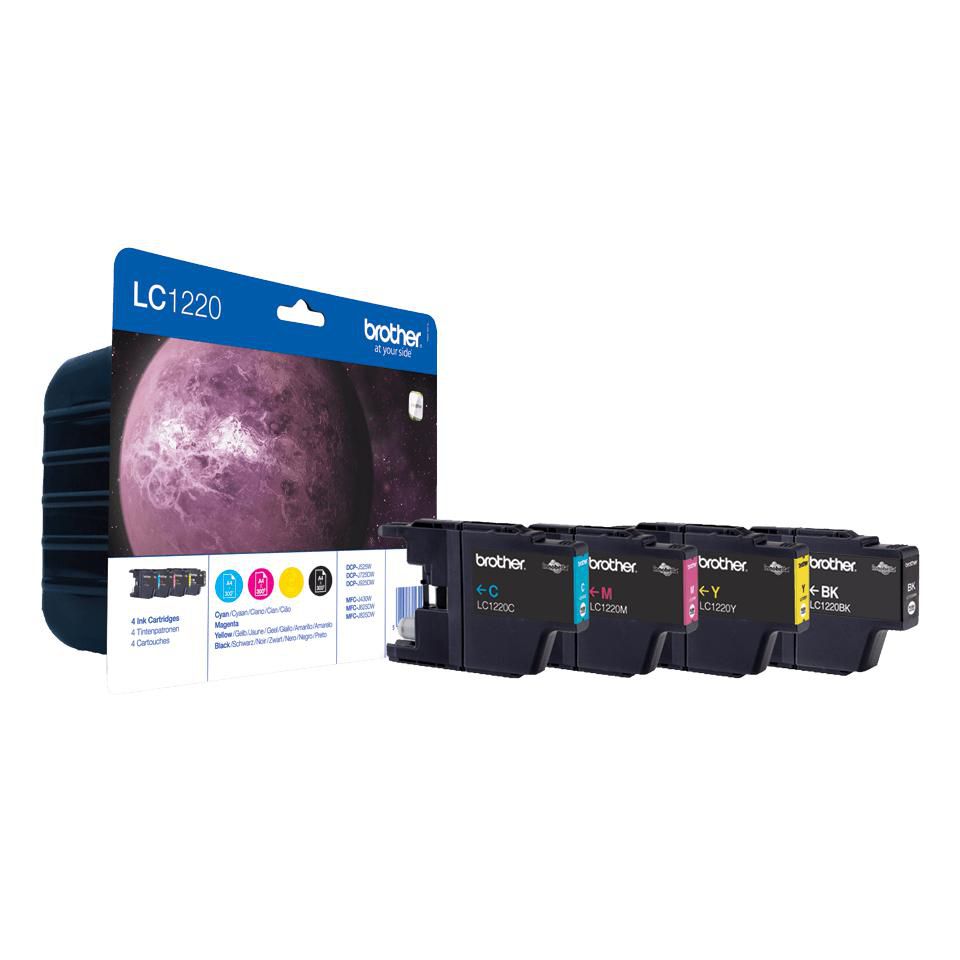 Brother Tintenpatronen-Multipack CMYK, 4er-Pack, Original – für DCP-J925DW