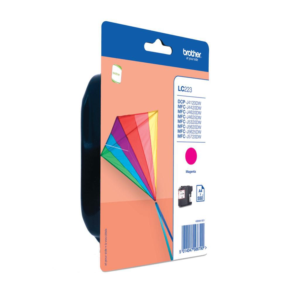 Brother LC223MBP Magenta Tintenpatrone (Original) – 550 Seiten – für MFC-J4620DW/5720DW/880DW