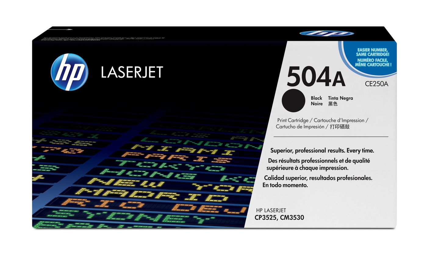 HP Toner – 504A – Schwarz, 5000 Seiten
