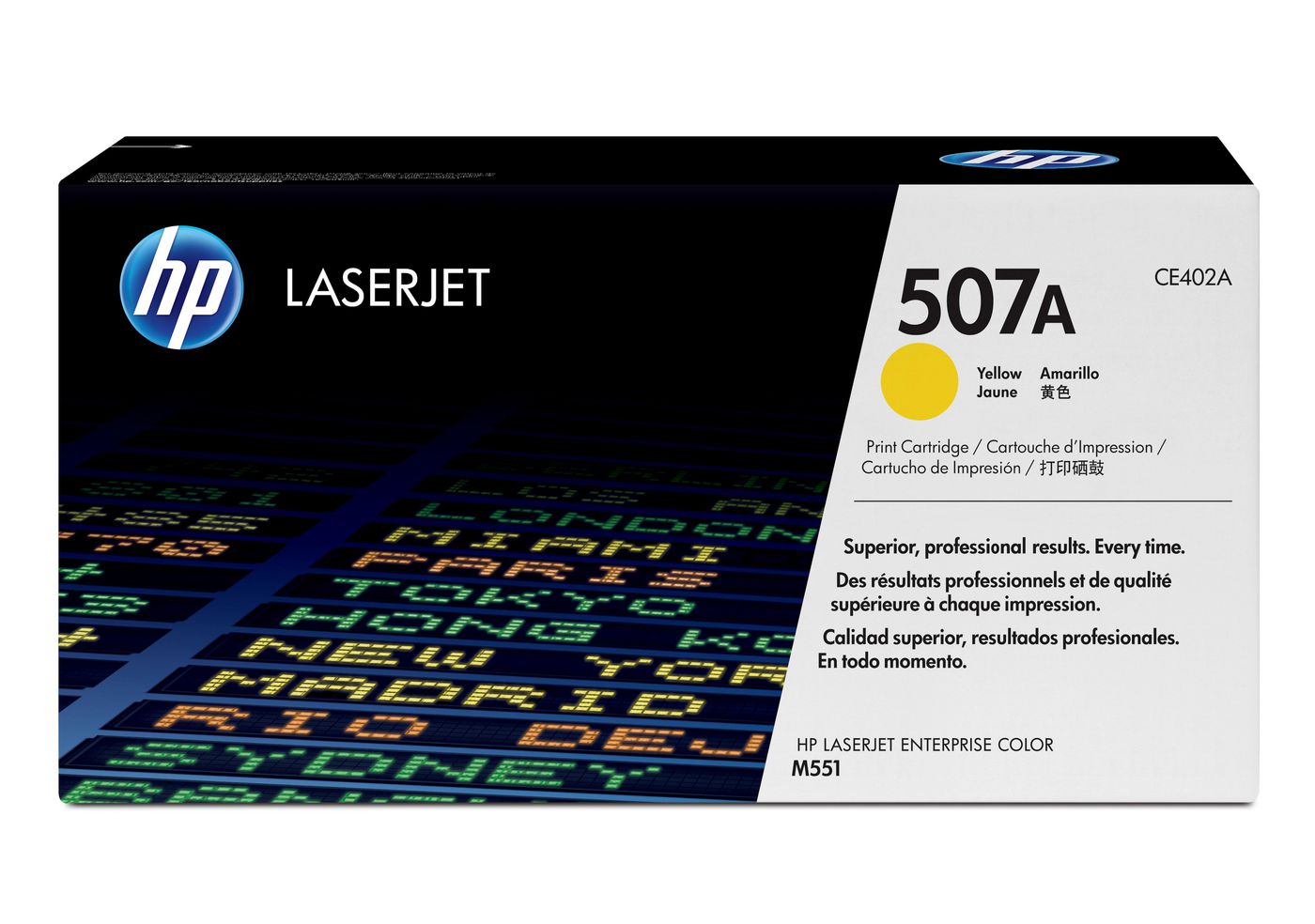 HP 507A (CE402A) Gelber Toner – Original – 6'000 Seiten – für HP LaserJet Pro M570