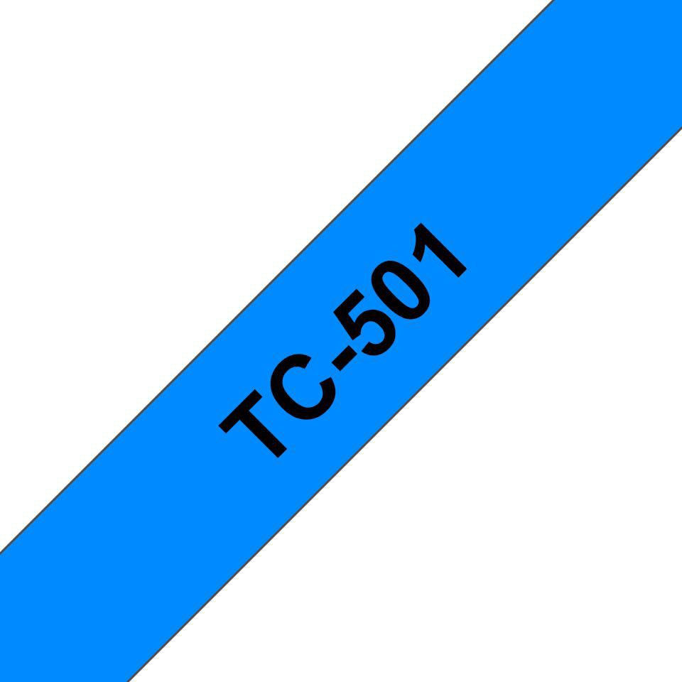 Brother Schriftband – 12 mm × 7,7 m, Blau, Schwarz