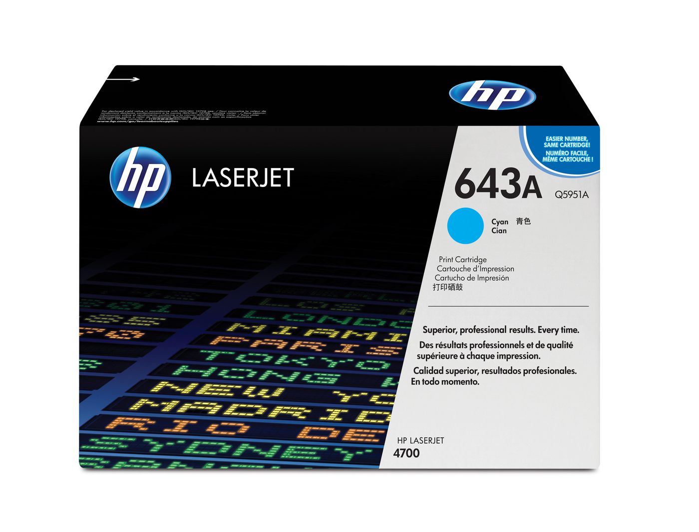 HP Toner 643A – cyan, 10000 Seiten