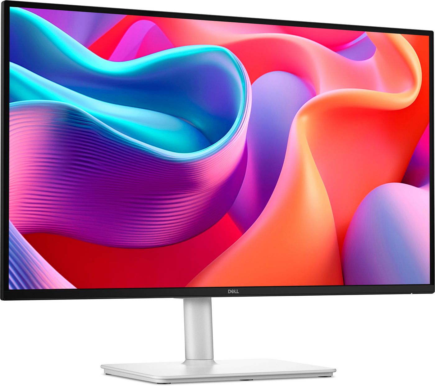 Dell S2725Dc – Monitor, 27", 350 cd/m², USB-C (65 W PD), Integrierte Lautsprecher, VESA 100 × 100, Ash White