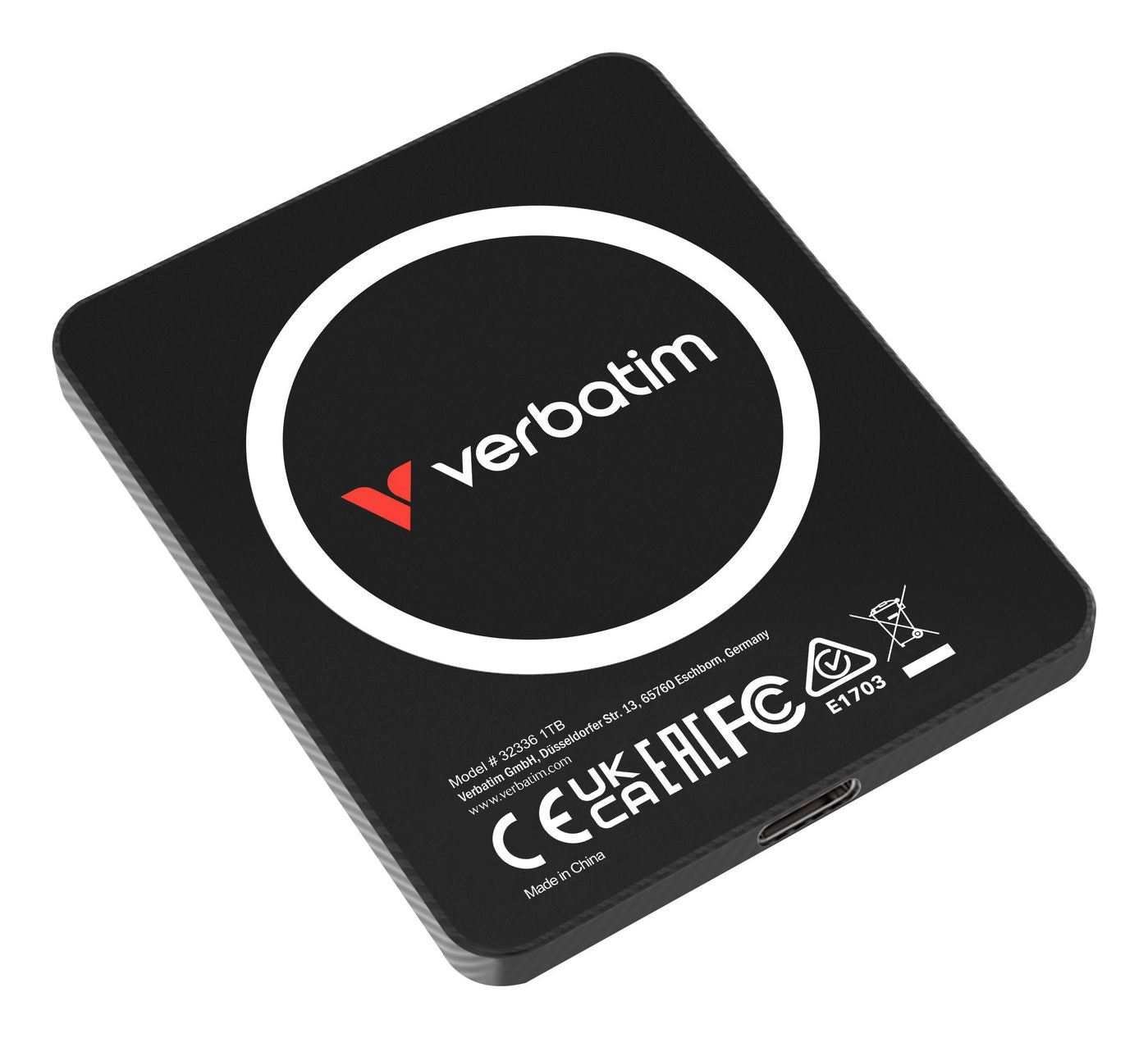 Verbatim SnapBack Ultra Slim SSD – 1 TB, USB Typ-C (USB 3.2 Gen 2x2), 2050 MB/s