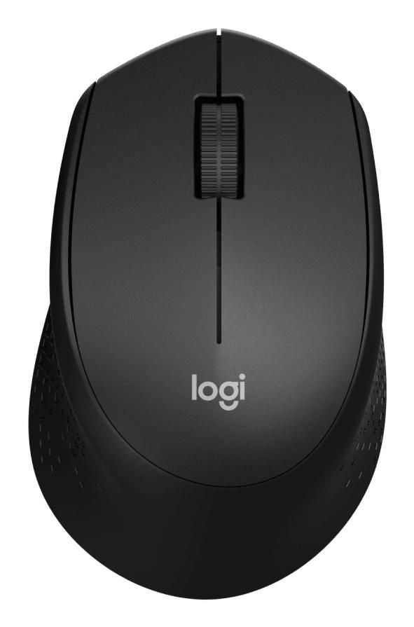 Logitech M330 Silent Plus – Maus – Kabellos (2,4 GHz), 1000 DPI, Rechts, Schwarz