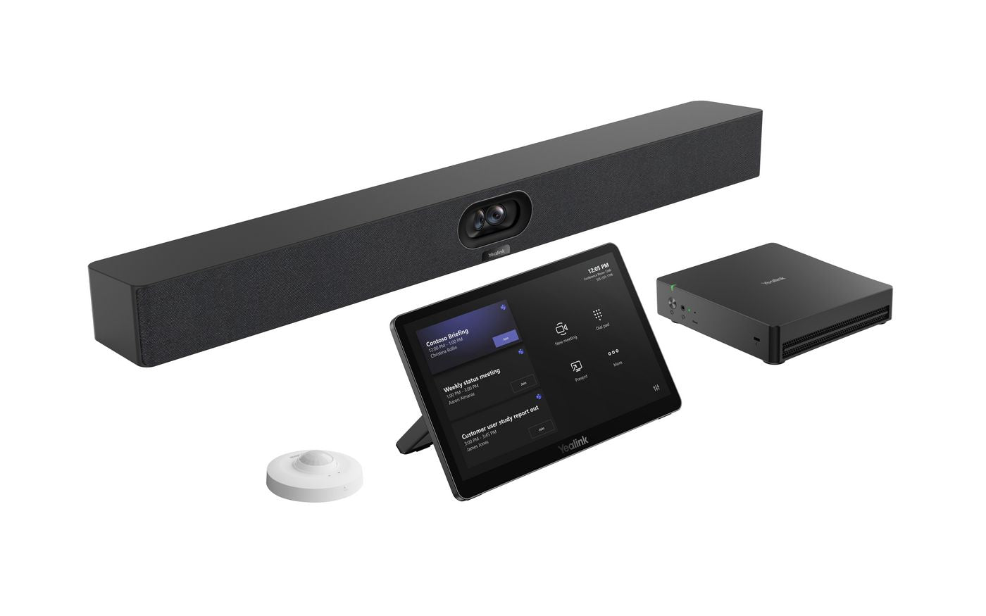Yealink Video Conferencing System 12 – 4K Ultra HD Videokonferenzsystem, für 12 Personen, 6× Digitalzoom