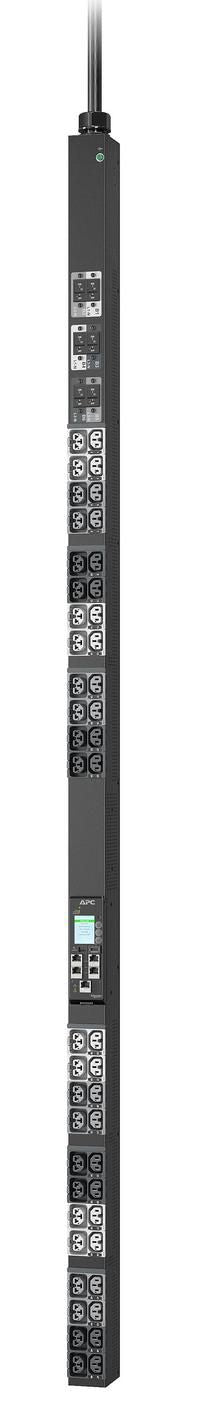 APC Netshelter PDU 34,6 kVA – Managed (NMC3), 400 V 60 A 3-phasig – 42 AC-Ausgänge (C13/C15/C19/C21), RJ-45×5