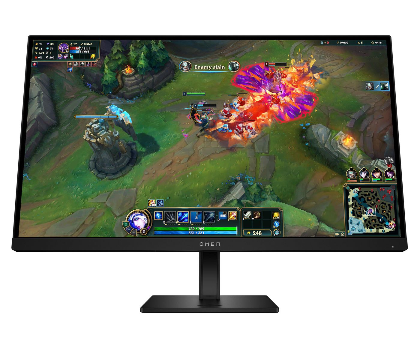 HP OMEN 27 – 27", 2560 × 1440 (WQHD), IPS, 180 Hz, DisplayHDR 400