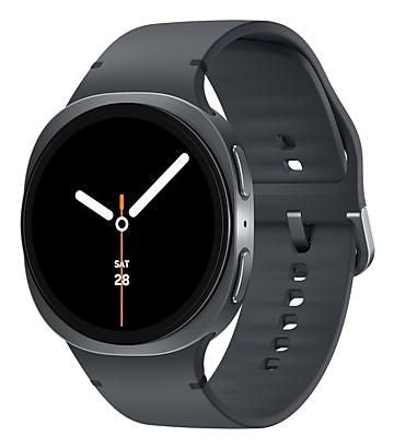 Samsung Galaxy Watch 8 44 mm GPS + Cellular – Aluminium Silber, 50 m