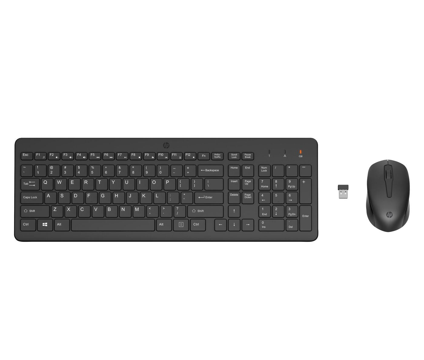 HP 330 – Tastatur-Maus-Set – 2,4 GHz – Schwarz