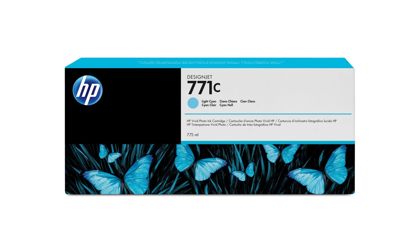 HP Tintenpatrone 771C, cyan, 775 ml