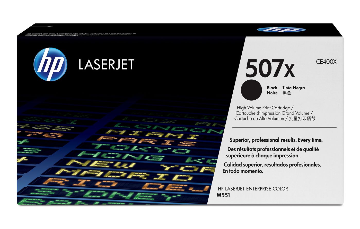 HP Toner 507X – Schwarz, 11000 Seiten