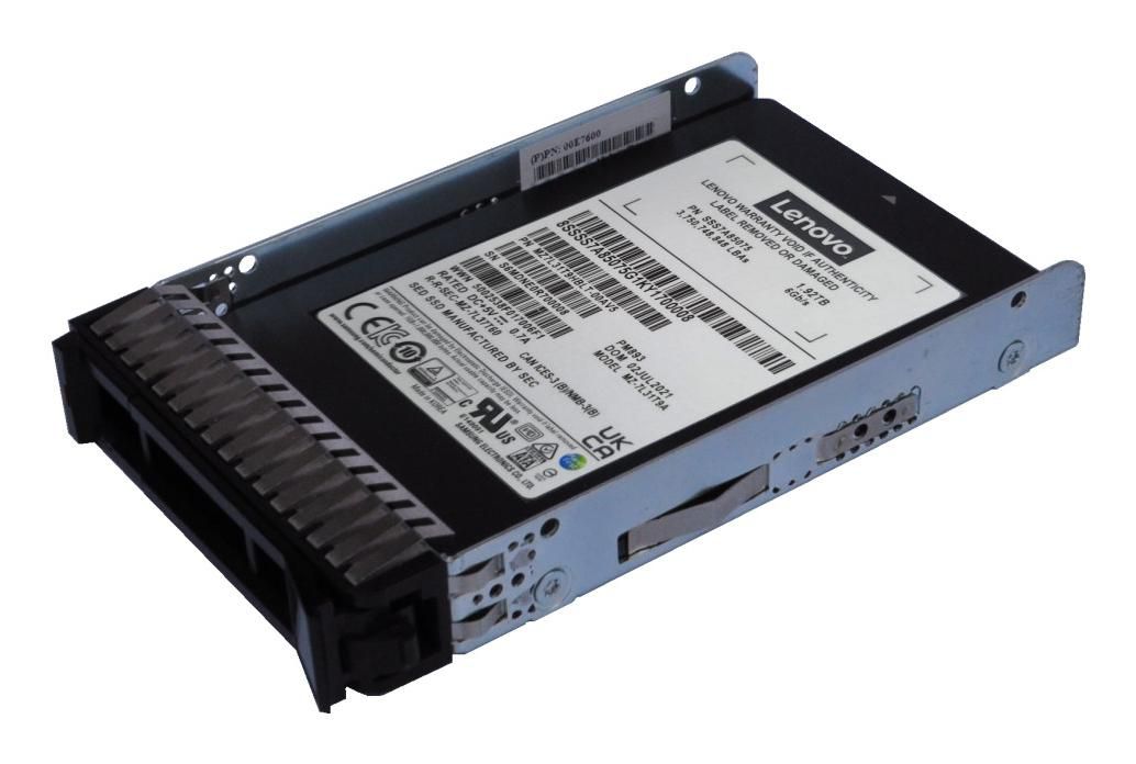 Lenovo ThinkSystem 2.5 Zoll Multi – 3,84 TB, 2,5" SATA SSD