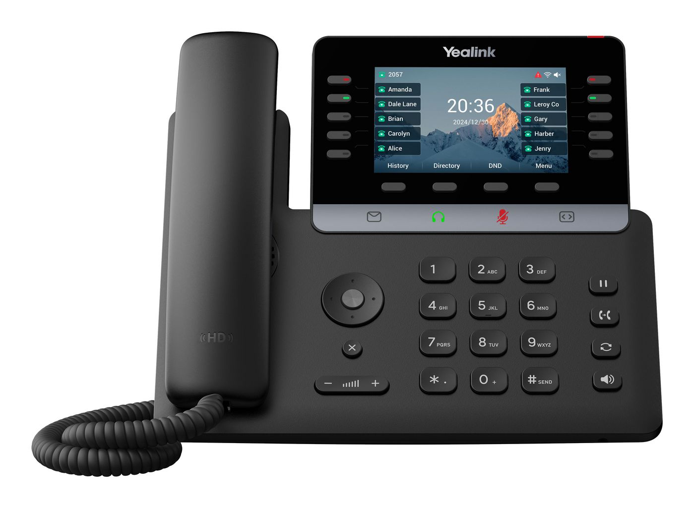 Yealink T74U – VoIP-Telefon, schwarz