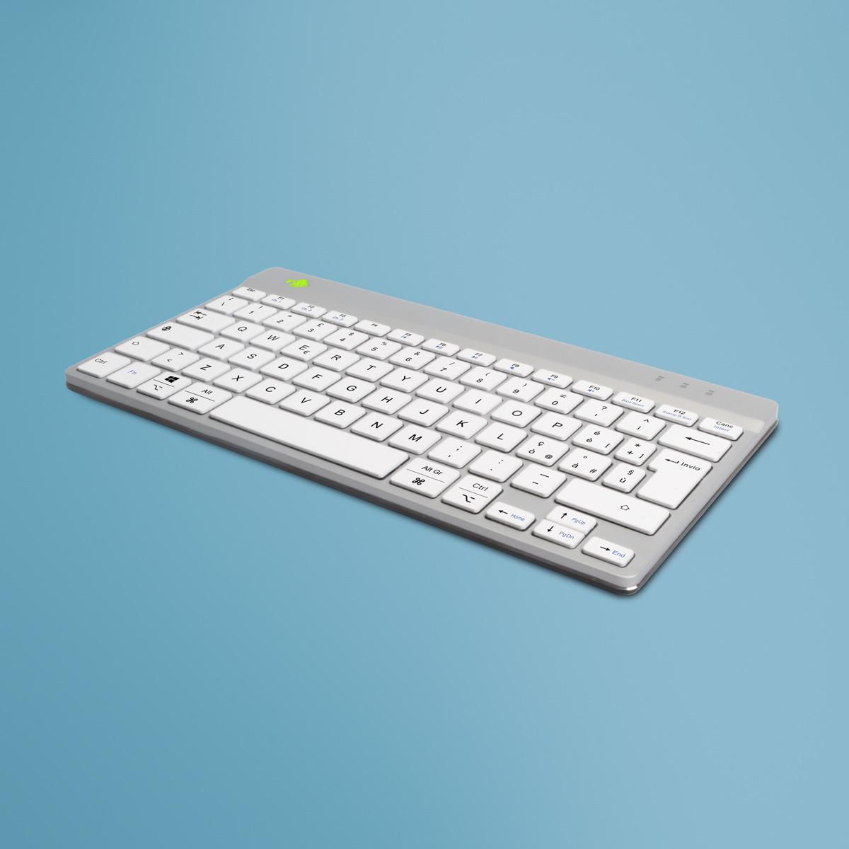 R-Go Tools Compact Break – Tastatur, kabellos (Bluetooth), IT-Layout (IT), ergonomisch