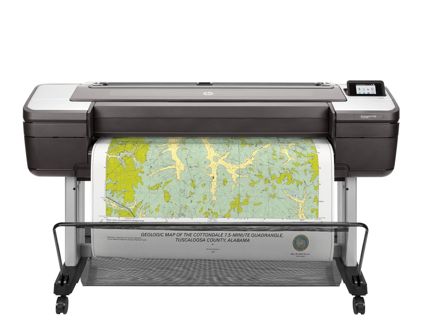 HP DesignJet T1700 – Grossformat-Plotter, 44" (1'118 mm), A0, LAN, WLAN, PostScript
