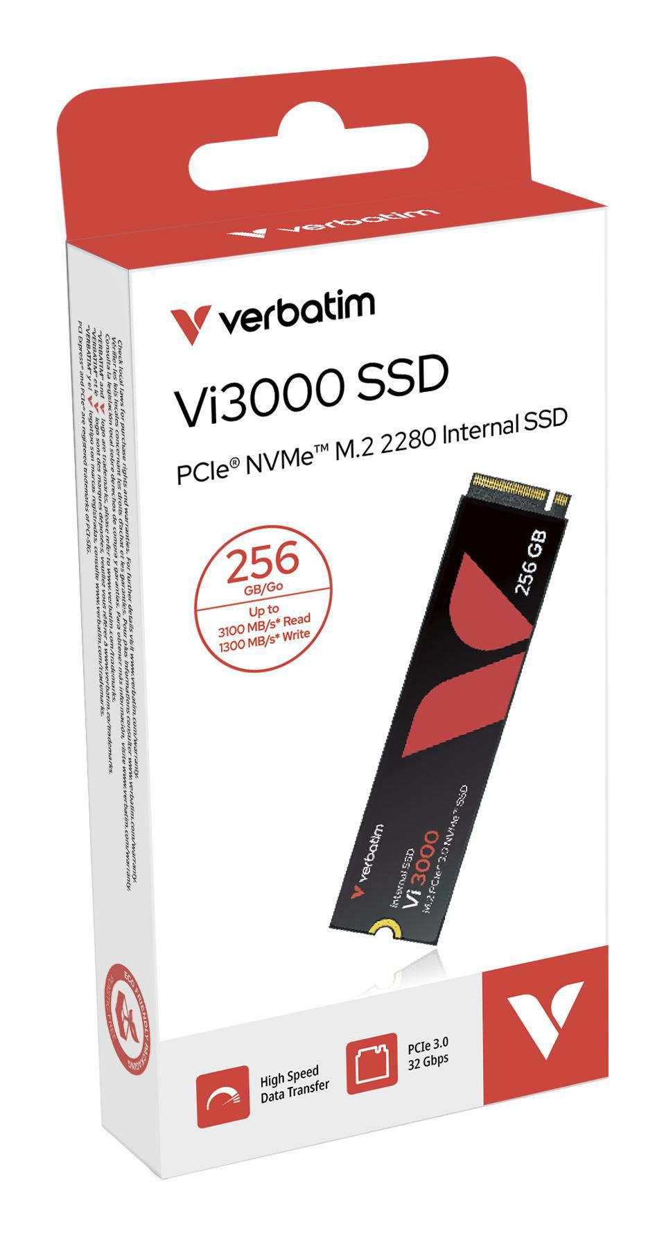Verbatim Vi3000 256 GB – M.2 NVMe PCIe 3.0