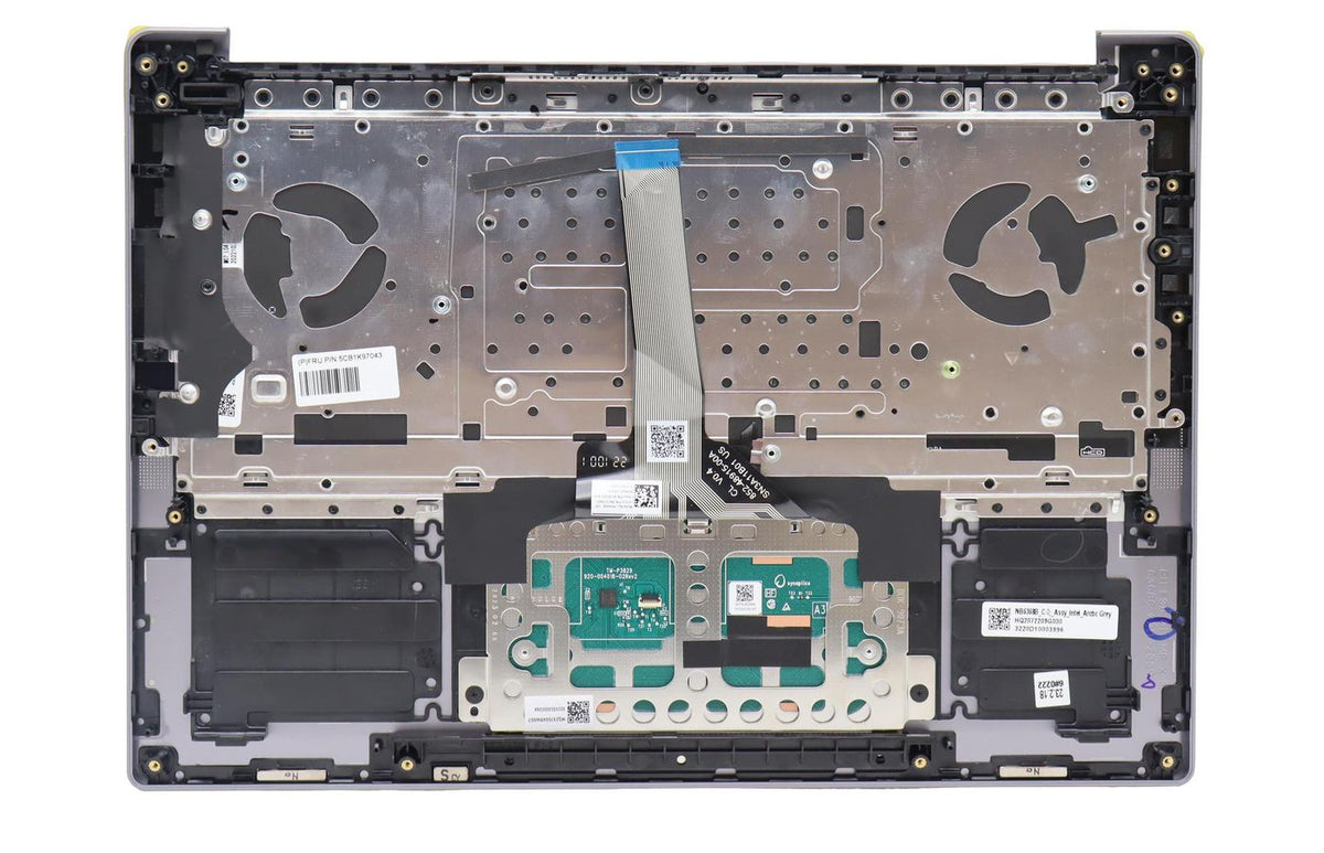 Lenovo Tastatur-Case für IdeaPad Pro 5 14IRH8 – UKR, mit Hintergrundbeleuchtung – Grau