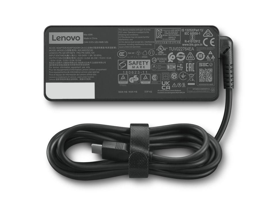Lenovo GX20P92521 USB-Ladegerät 65 W – USB-C – für IdeaPad – Schwarz