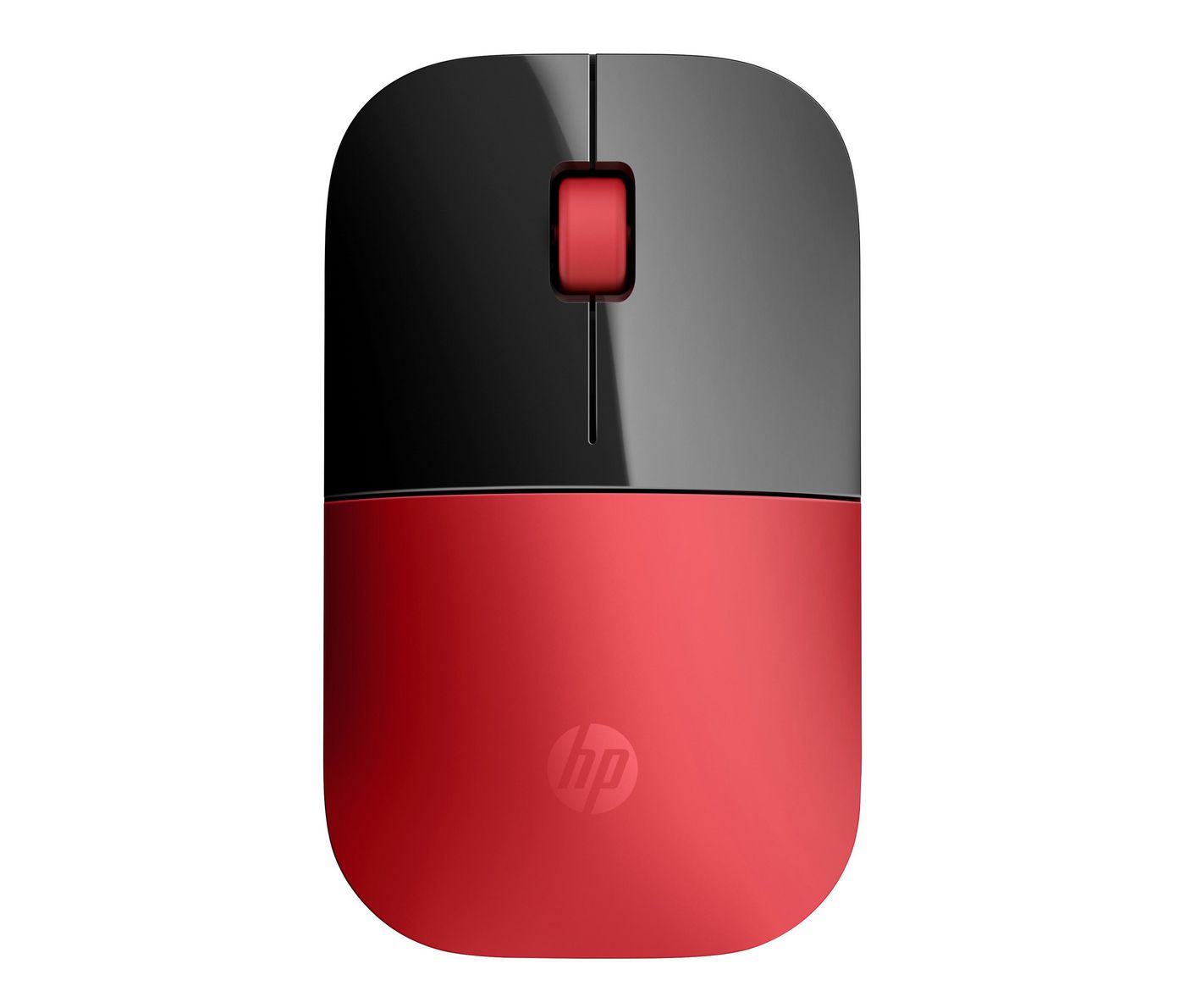 HP Z3700 – Maus – Kabellos (2,4 GHz), 1200 DPI, beidhändig, Rot