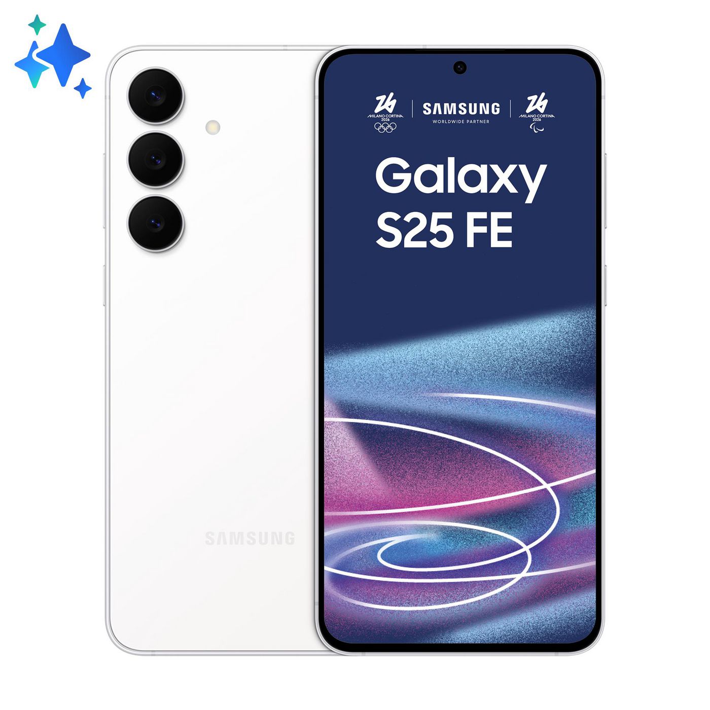 Samsung Galaxy S25 FE 5G – weiss, 6,7", 256 GB, 8 GB, Dual SIM, IP68