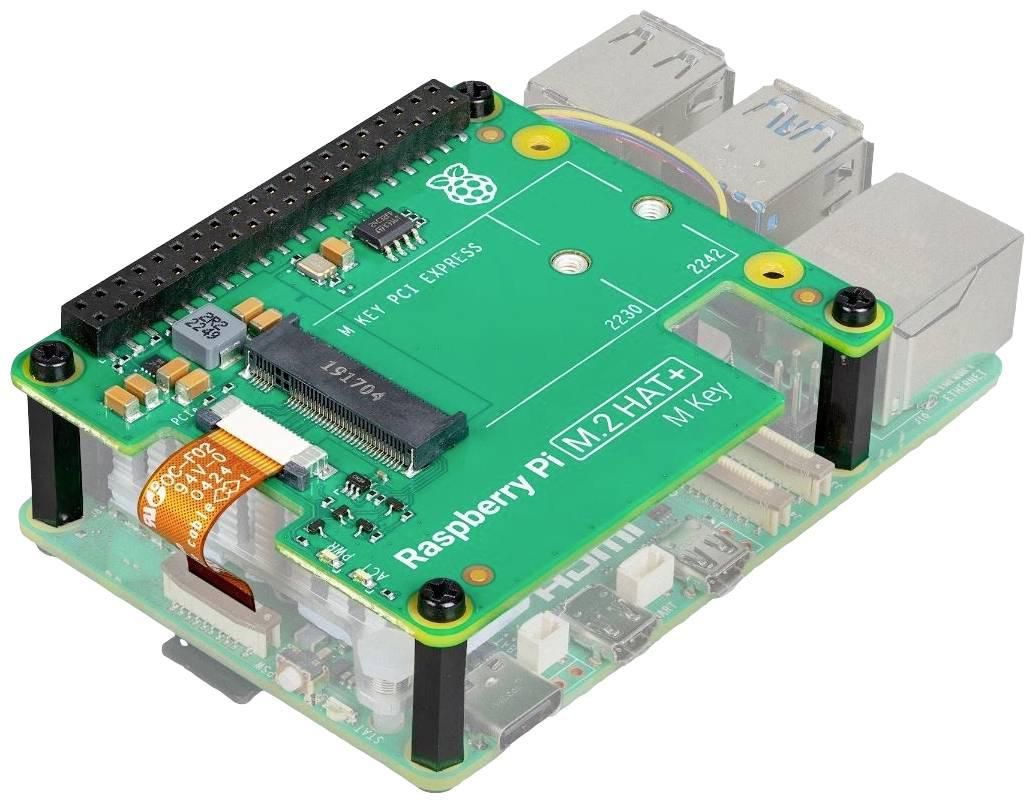 Raspberry Pi SC1676 PCIe NVMe Adapter – M.2 NVMe, Platine, für Pi 5