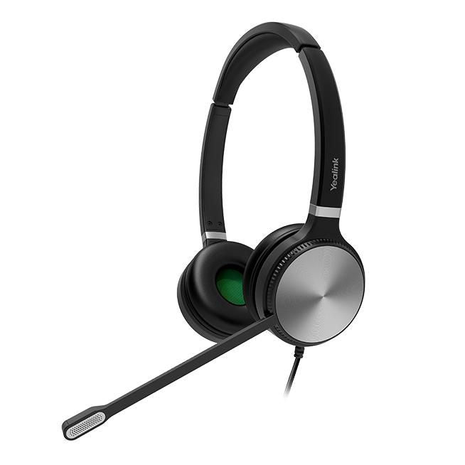 Yealink YHS36 Office-Headset – On-Ear, Stereo, Kabel, Schwarz