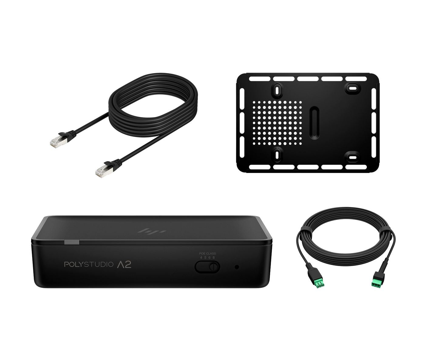 HP Poly Studio A2 – Videokonferenzsystem – Ethernet/LAN, Schwarz