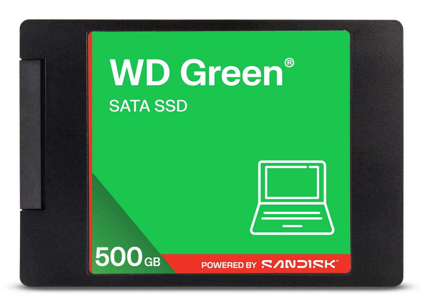 Western Digital WDS100T5G0A – 500 GB, 2,5", SATA III, 545 MB/s, 3D NAND