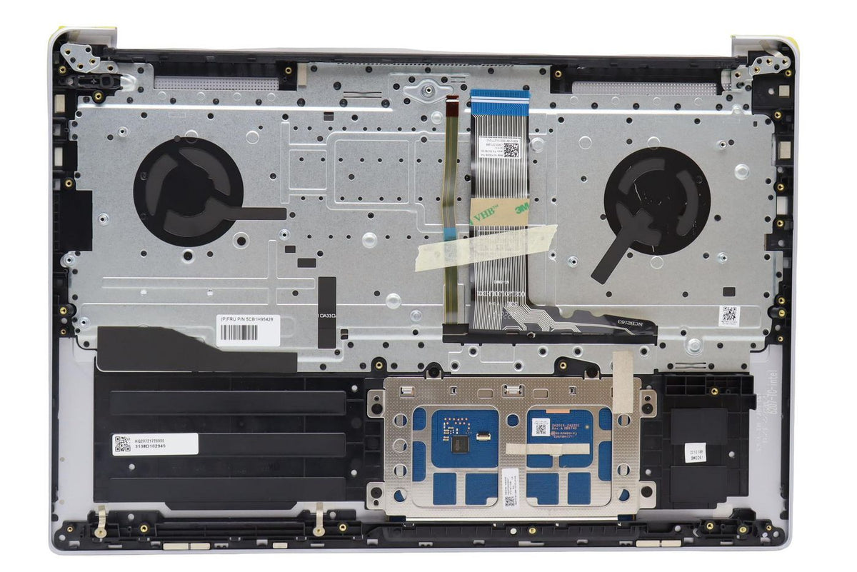 Lenovo Notebook-Ersatztastatur (Cover + Tastatur), beleuchtet – Grau – für IdeaPad 5 Pro 16IAH7