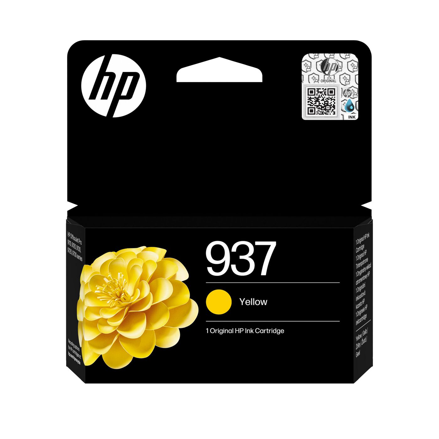 HP Tintenpatrone 937, Gelb, Original