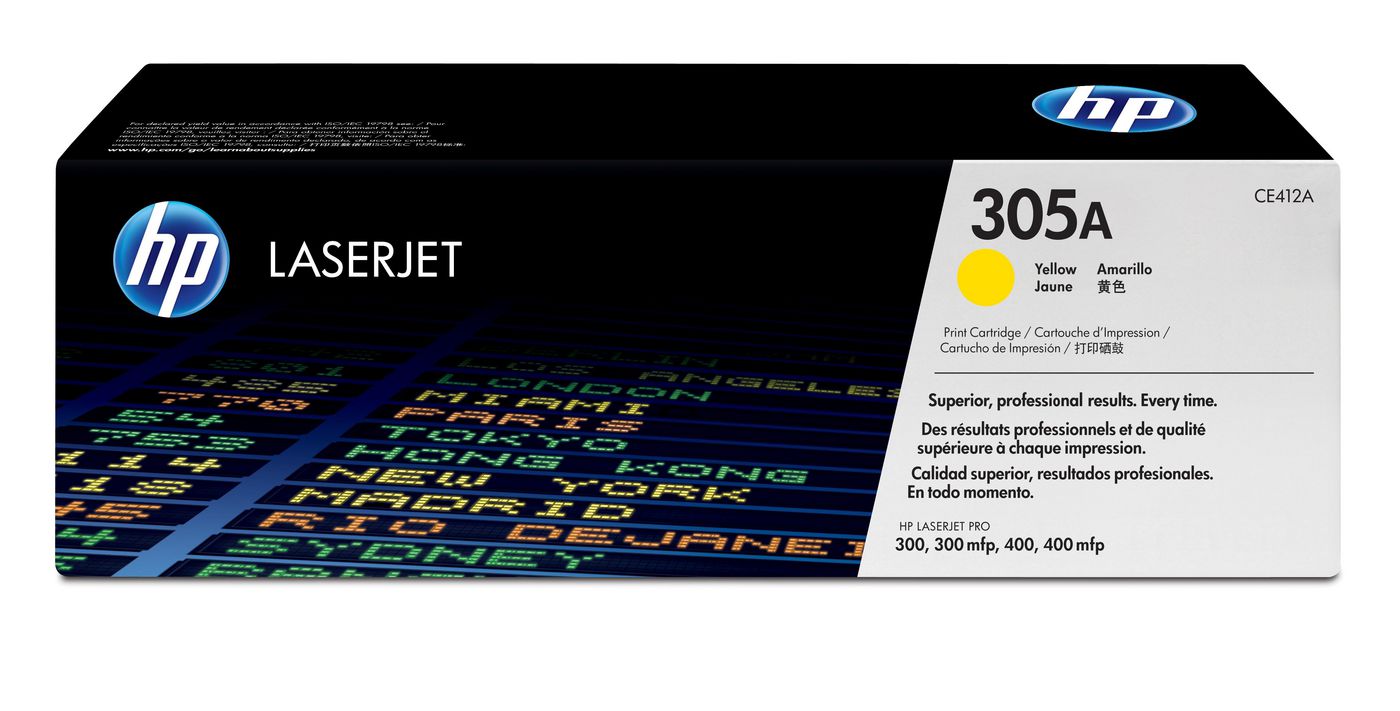 HP Toner 305A – Gelb, 2600 Seiten
